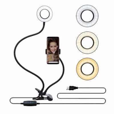 Adjustable Live Streaming Set- 2 Stands - 12w - View 3