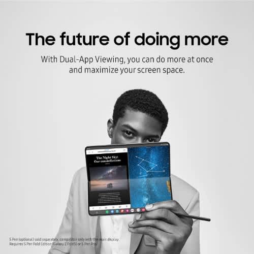 Galaxy Z Fold 5 Ai Phone - 7.6'' - 5G - Single Sim- 256GB ROM 12GB RAM -4450mAh - View 9