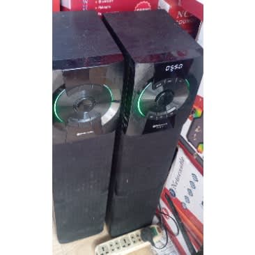 Double Tower Bluetooth Speaker With Microphone - View 3