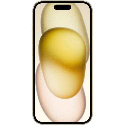 Iphone 15 - 6.1" - 128GB RAM - 6GB ROM - Single Sim - 3349mAh - Yellow - View 2