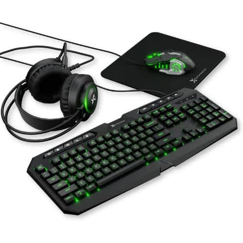 X9 Performance 4-in-1 Gaming Bundle Keyboard / Mouse / Headset And Mousepad - X9game41ecb - View 1