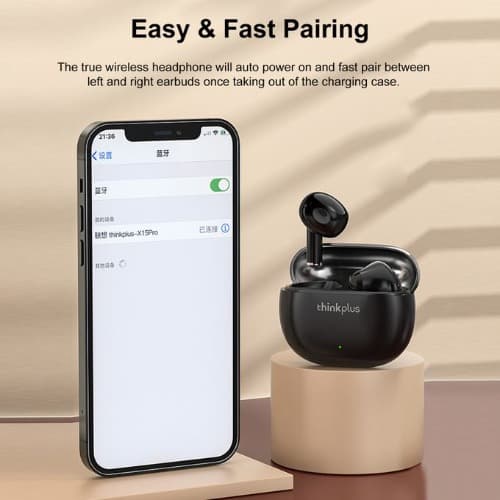 X15 Pro Bt5.1 True Wireless Headphones Touch Control - View 4