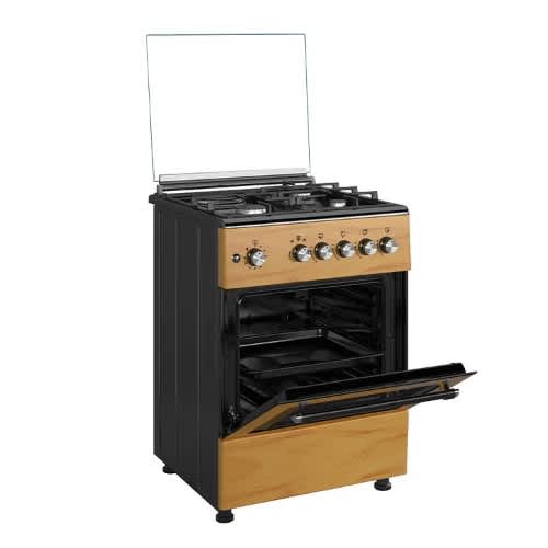 Bosch 4 Burner Gas Cooker – 60x60cm - 3 Gas + 1 Elec Burner/ Durable Pan Support/Oven Lamp - View 3