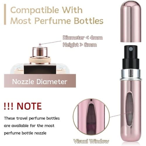 Perfume Atomizer Spray Bottle - 5ml - View 3