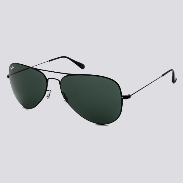 RB 3479 Foldable Aviator Sunglasses - Black - View 3