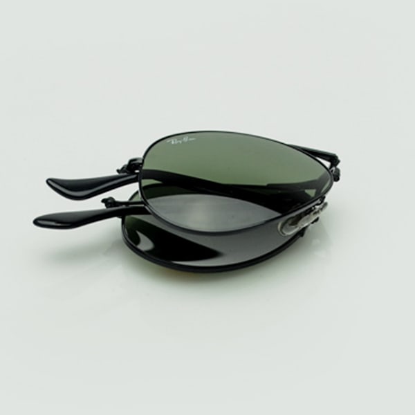 RB 3479 Foldable Aviator Sunglasses - Black - View 4