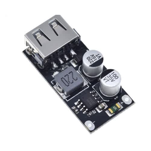 USB QC3.0 QC2.0 DC-DC 6V-32V To 5V Fast Charging Buck Converter Step Down Module - View 3