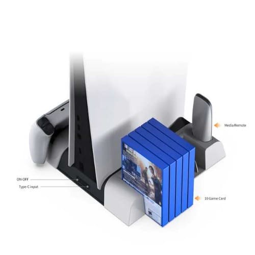 Ps5 Multifunction Cooling Stand Type-c Charging Port Ps5 Multifunction Cooling Stand - View 3