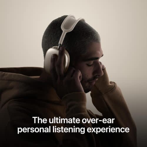 Airpods Max Wireless Over-ear Headphones - Starlight - View 3