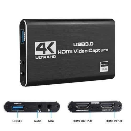 4k 1080p Hdmi To Usb 3.0 Video Capture Card Streaming Game Live With Loop For Obs