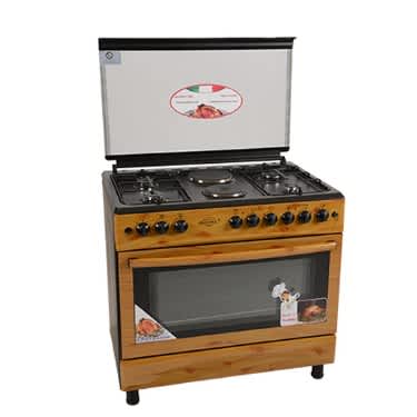 Series 4 Burner 2 Hotplate Gas Cooker With Dish Warmer - View 1