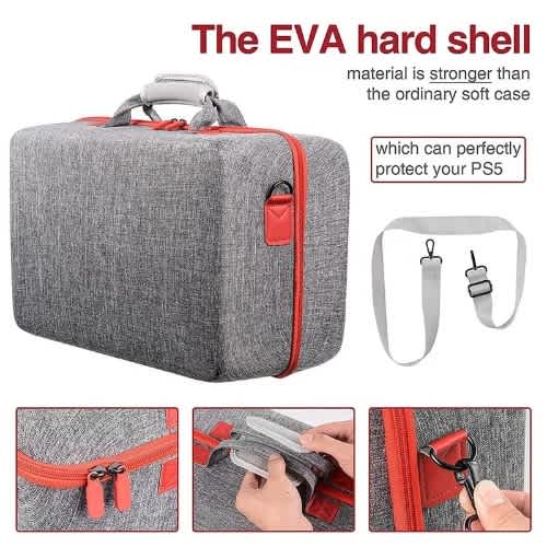 Ps5 Bag - Grey Design For Slim Disc & Digital Models - View 2