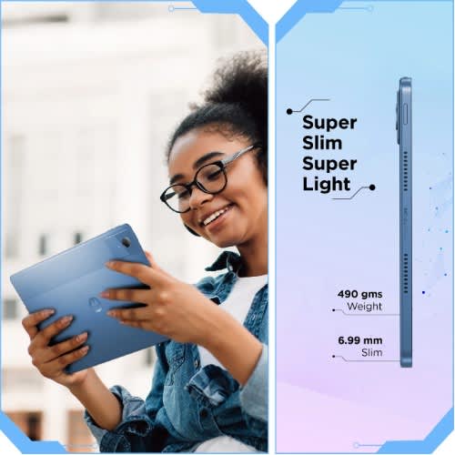 moto Pad 60 Neo 5G - 11" - 8GB RAM - 128GB ROM - Nano SIM - 7040mAh - Malibu Blue - View 4