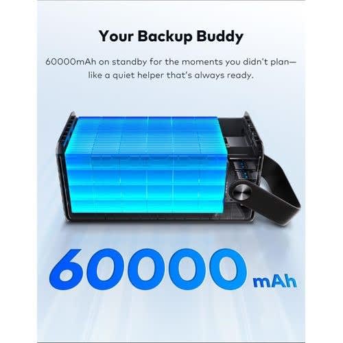 Powerturbo 60 Power Bank With Lamp - A1990 - 60,000mah - 65w - 6 Output - View 5