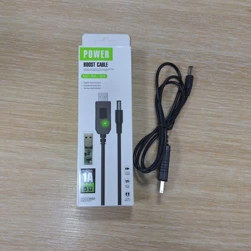 Power Boost Cable Usb To Dc Converter – Multi-voltage 5v 9v 12v Adapter - 100cm - 1a Output - View 2