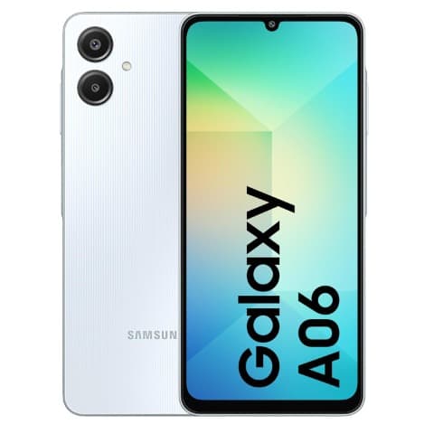 Galaxy A06 - 6.7" - 128GB ROM - 4GB RAM - 4G LTE - Dual SIM - Fingerprint - 5000mAh - Light Blue