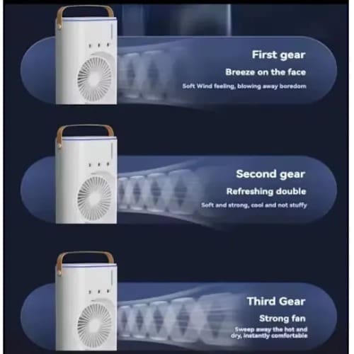 Portable Air Cooler Double-head Mist Fan - View 6