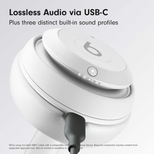 Beats Studio Pro - Premium Wireless Over-ear Headphones - White - View 3