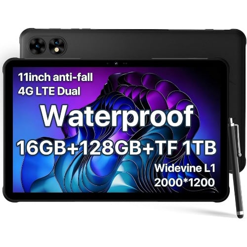 Active T1 2k 11" Rugged Tablet Android Octa Core 8+8gb Ram +128gb Rom 10000mah Waterproof - View 2