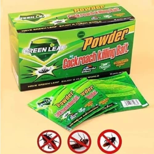 Green Leaf Cockroach/Ant Killing Bait Powder - 50 Sachets - View 3
