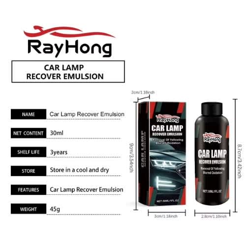 RayHong Car Headlight Restoration Kit – 30ml - View 4