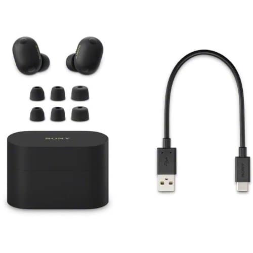 WF-1000XM6 True Wireless Noise-canceling Earbuds - Black - View 3