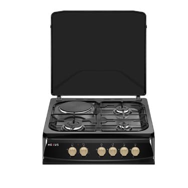 60x60cm 3 Burnner 1 Hotplate Standing Gas Cooker With Gas Oven - View 3