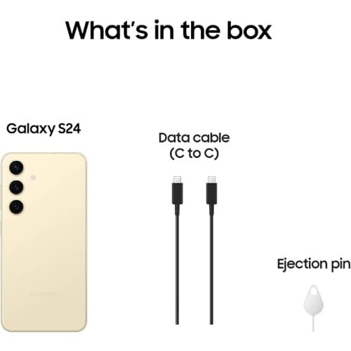 Galaxy S24 - 6.2" - 256GB ROM - 8GB RAM - Physical & Esim - 4000mAh - Amber Yellow - View 9