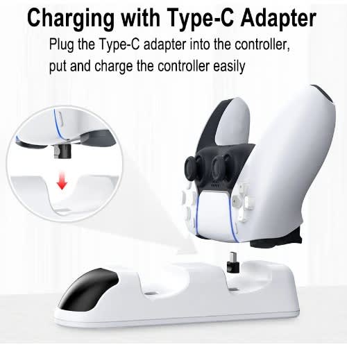 Dobe Dual Charging Dock For Ps5 Controllers - View 2
