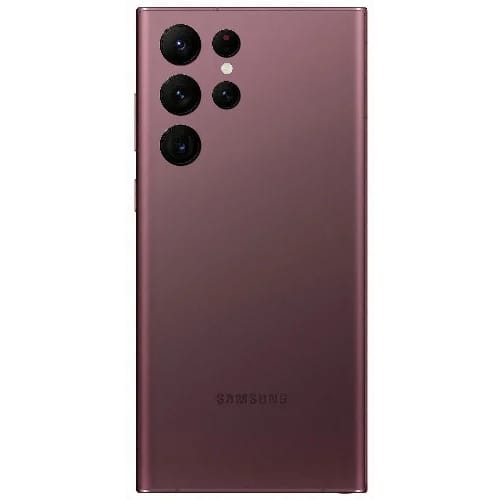 Galaxy S22 Ultra 5G - 6.8" - 256GB ROM - 12GB RAM - Single Sim - 5000mAh - Burgundy - View 4