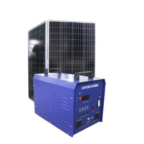 Jcns Solar Generator 48v Lithium Battery With 320watts Foldable Panel - 1800w