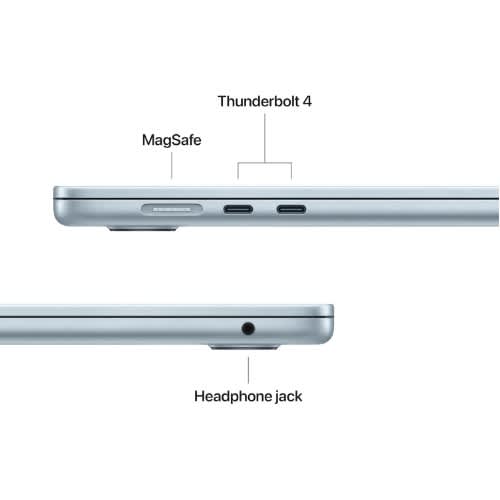 MacBook Air 13" M4 Chip - 512gb - 16gb Ram - 2025 Model - Sky Blue - View 2