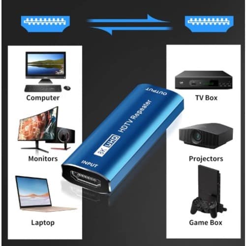 Hdmi Hdtv Extender Amplifier - 8k/4k- 60hz Uhd Hdmi Repeater Female To Female Adapter - 8k - View 4
