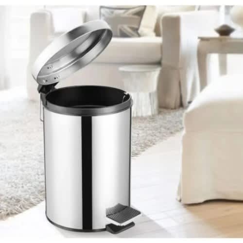 Stainless Steel Pedal Trash Can - 5l