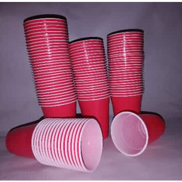 Disposable Red Cups 16oz x 50pcs - View 3