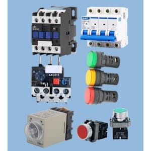 Industrial Power Control Kit - 50a Telemechanique Contactor - Nc/no Push Buttons And Led I