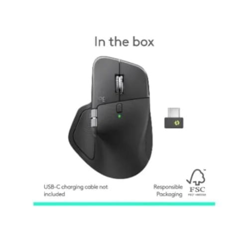 Logitech Mx Master 4 Wireless Ergonomic Mouse – Black - View 2