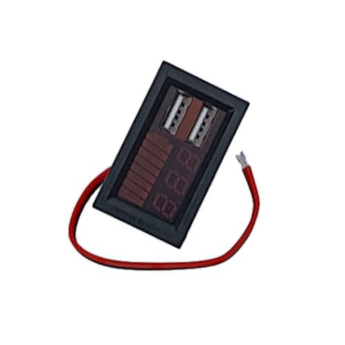 Digital Voltage Monitor With Dual Usb Charger - View 3