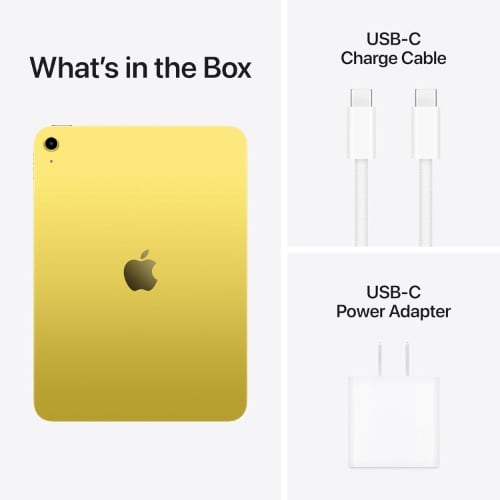 iPad 11th Gen with A16 Chip - 11" - 128GB - Cellular + WiFi - Yellow - View 3