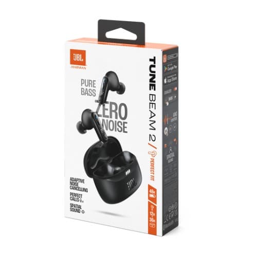 Tune Beam 2 Earbuds – Black - View 2