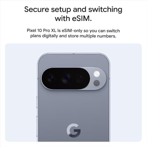 Pixel 10 Pro Xl 5g - 16GB RAM + 256GB ROM - Physical Sim & Esim - Obsidian - View 3