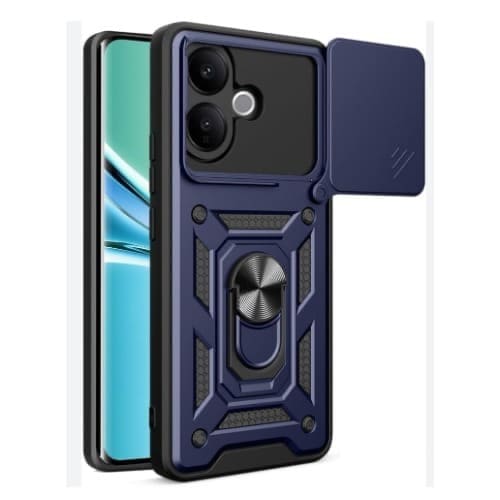 Armor Back Case For Vivo V60 Lite - Blue - View 3
