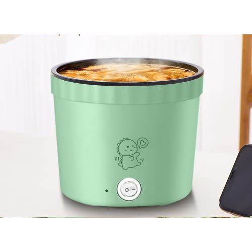 Non-stick Multifunctional Mini Electric Cooker - 1L - 450W - Green - View 4
