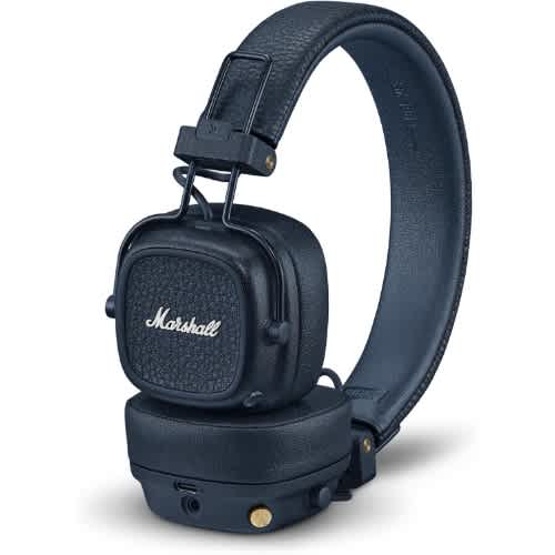 Marshall Major V On-ear Wireless Bluetooth Headphones - Midnight Blue