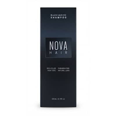 Premium Nova Natural Black Hair Dye Shampoo - 200ml - View 3