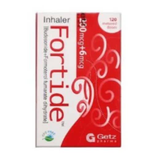 Fortide Inhaler Budesonide 200mcg Formoterol 6mcg - View 3