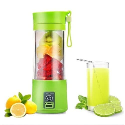Portable Rechargeable Fruit Blender- Green - View 3