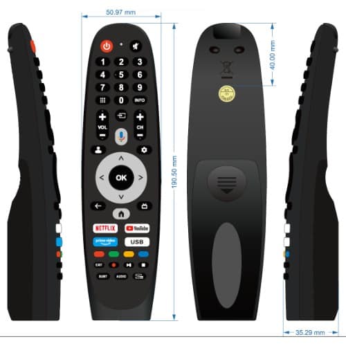 43" Google Television Chromecast Built In - View 2