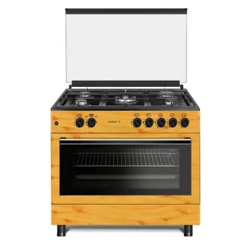 5 Burner Gas Cooker – 60x90cm - Wood - View 2