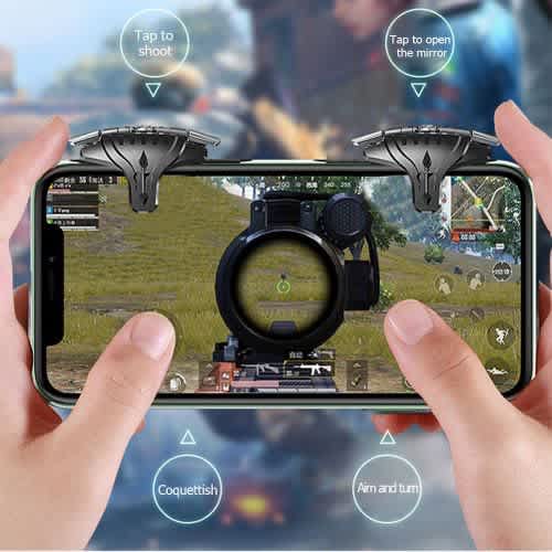 K21 Mobile Game Controller For Pubg Game Triggers Smartphone + iPhone ...